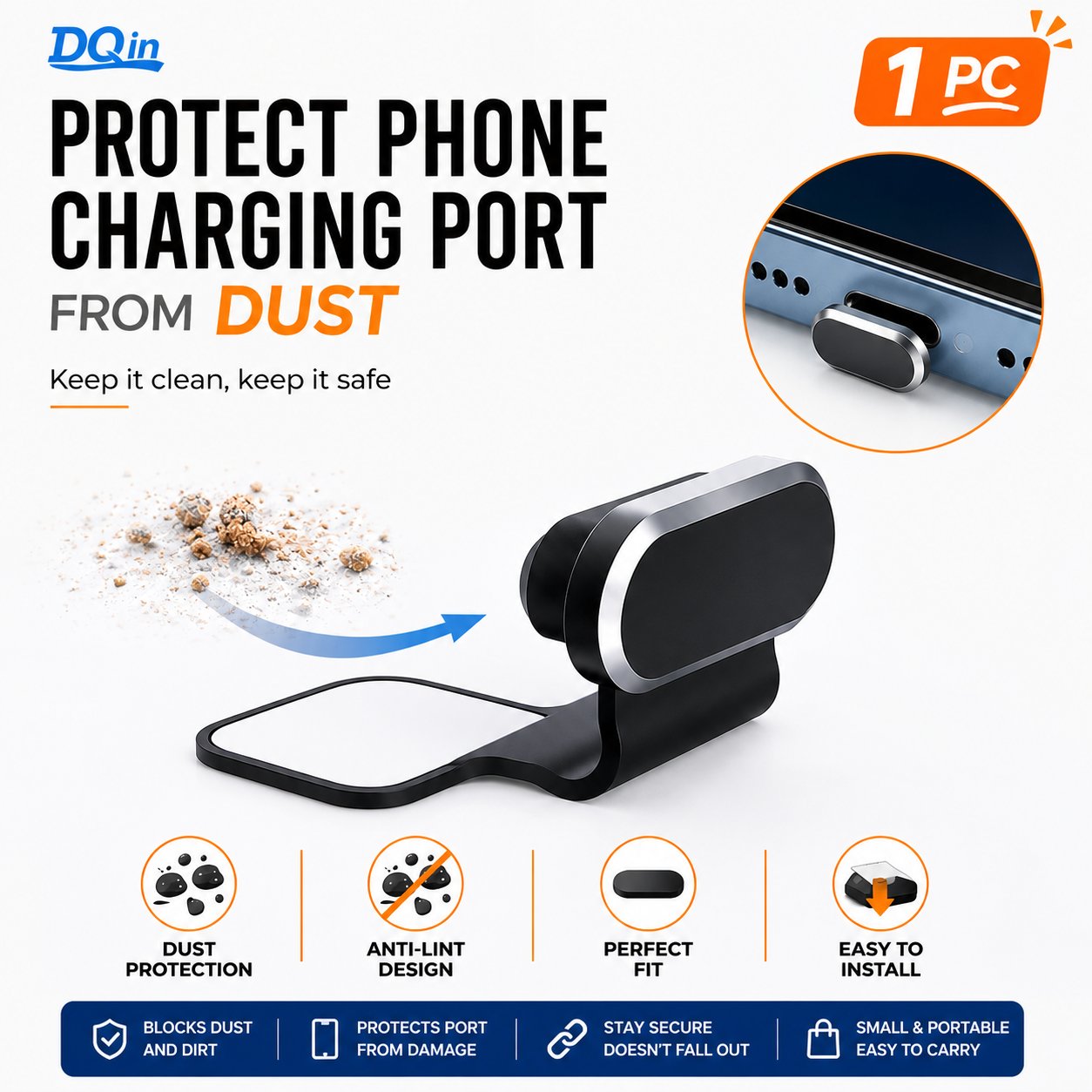 DQin Type-C dust plug